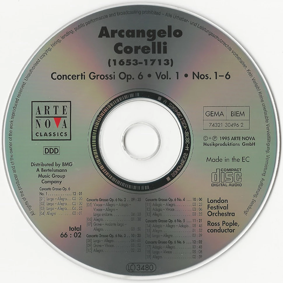 Arcangelo Corelli: Ross Pople, London Festival Orchestra - Concerti Grossi Op. 6 Vol. 1 Nos. 1-6