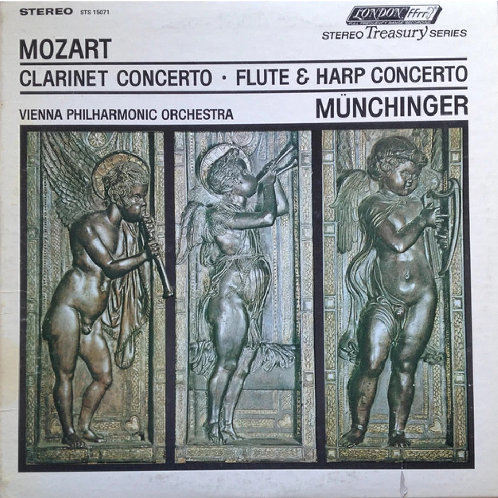 Wolfgang Amadeus Mozart, Alfred Prinz ∙ Werner Tripp ∙ Hubert Jelinek, Wiener Philharmoniker ∙ Karl Münchinger - Clarinet Concerto ∙ Flute & Harp Concerto