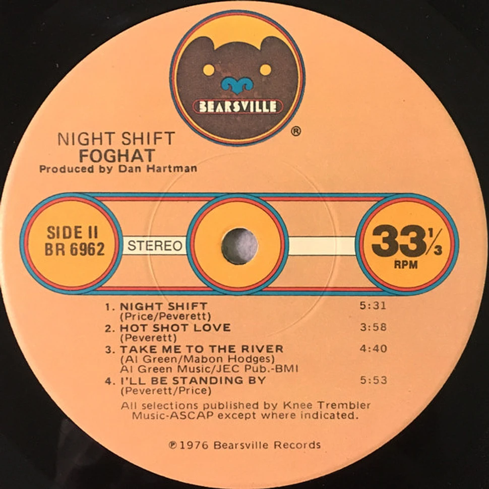 Foghat - Night Shift