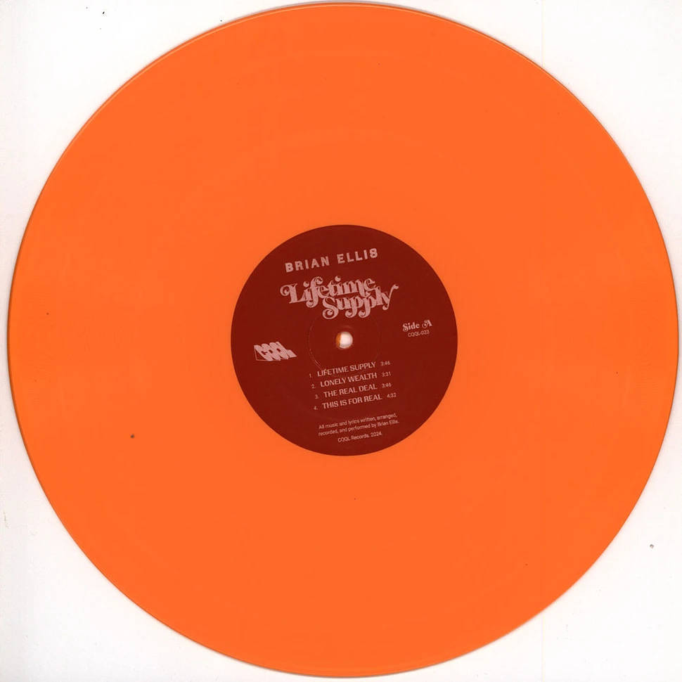 Brian Ellis - Lifetime Supply Orange Vinyl Edition