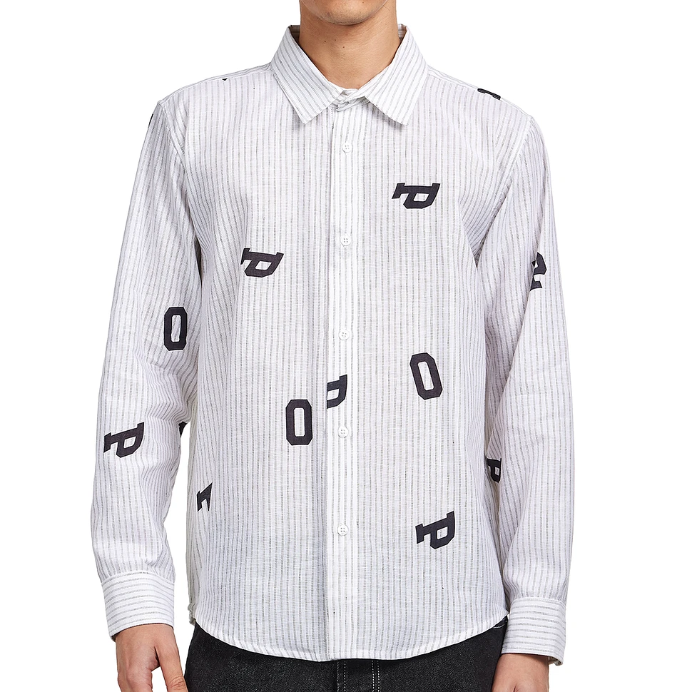 Pop Trading Company - Letters Striped Pop Shirt