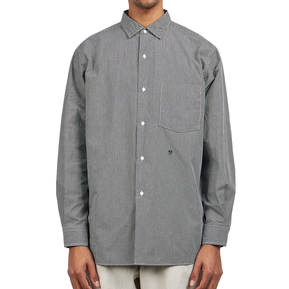 nanamica - Regular Collar Gingham Check Wind Shirt