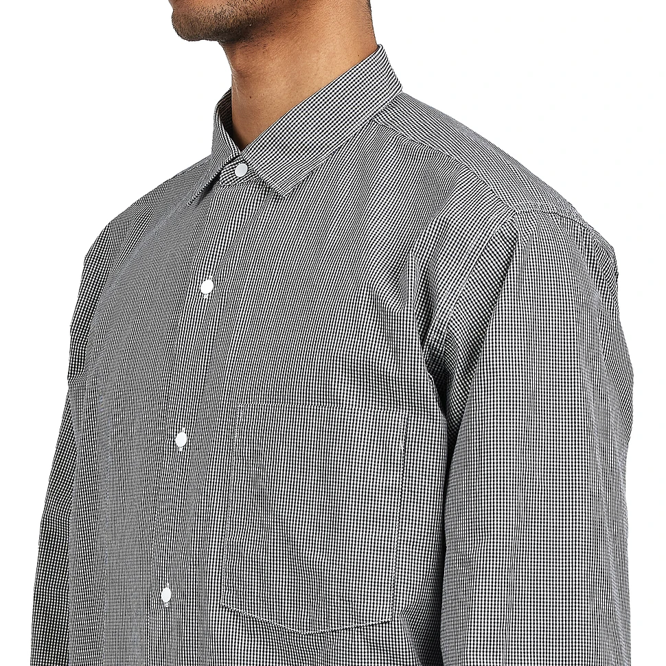 nanamica - Regular Collar Gingham Check Wind Shirt