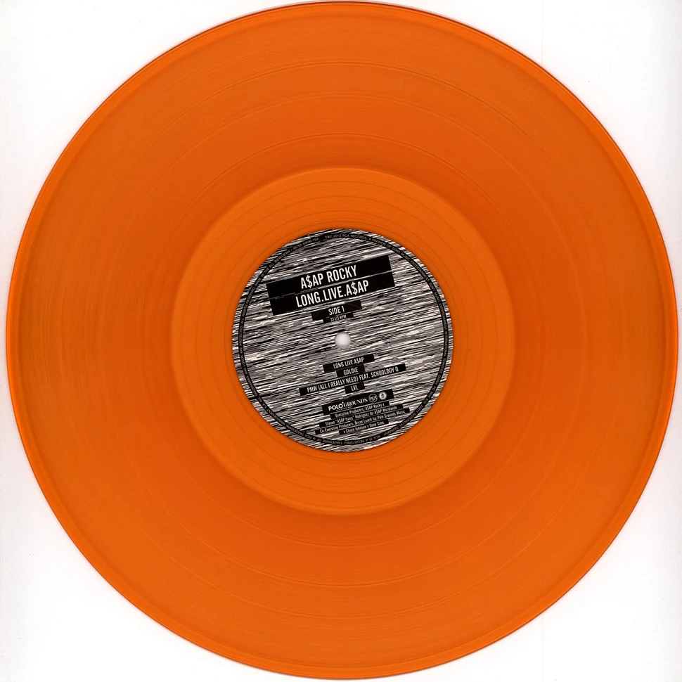 A$AP Rocky - Long.Live.A$AP Orange Vinyl Edition