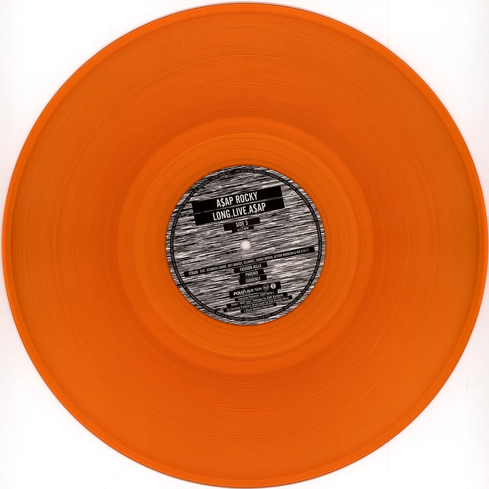 A$AP Rocky - Long.Live.A$AP Orange Vinyl Edition