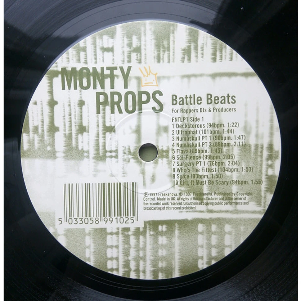 Monty Props - Battle Beats For Rappers, DJ's & Producers