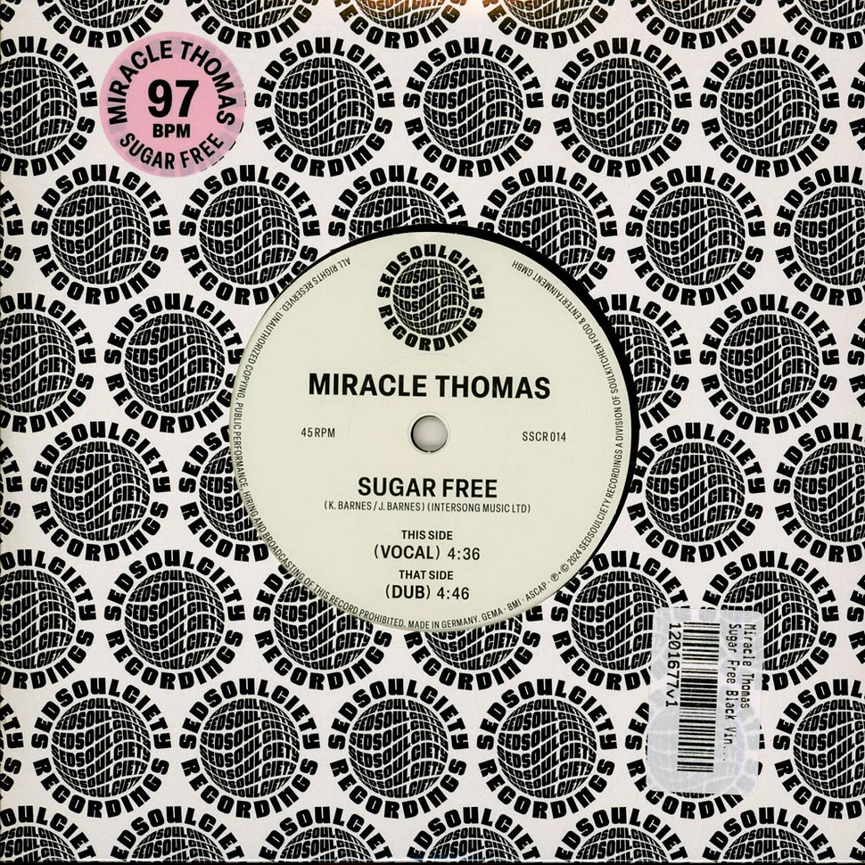 Miracle Thomas - Sugar Free Black Vinyl Edition