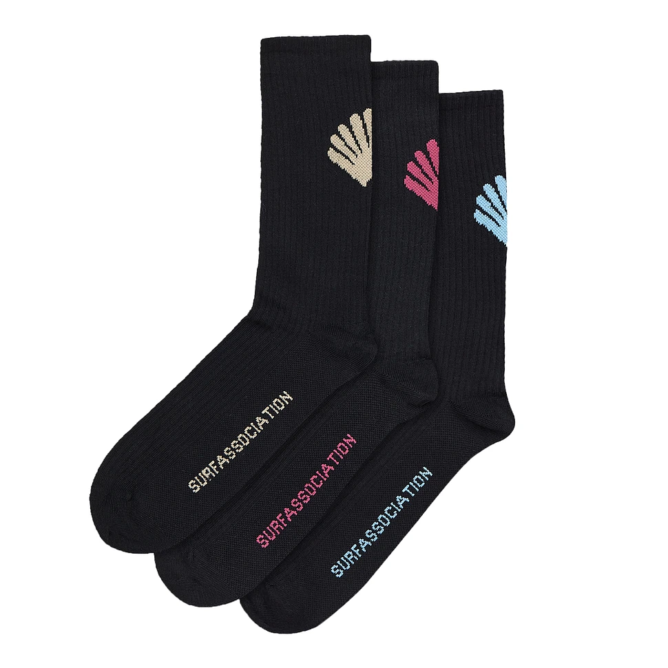 New Amsterdam Surf Association - Logo Socks 3 Packs