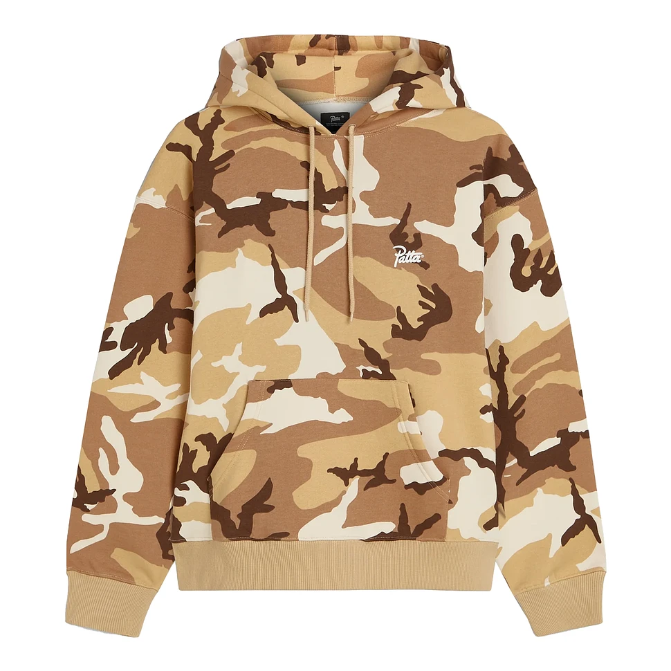 Patta - Bark Woodland Camo Boxy Hooded Sweater