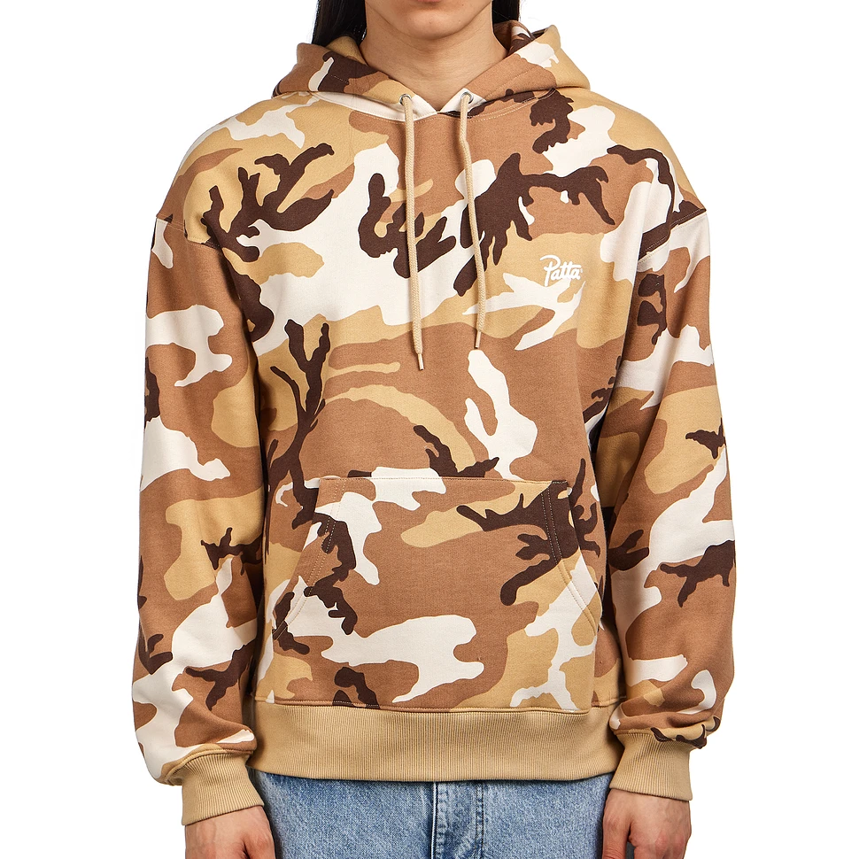 Patta - Bark Woodland Camo Boxy Hooded Sweater