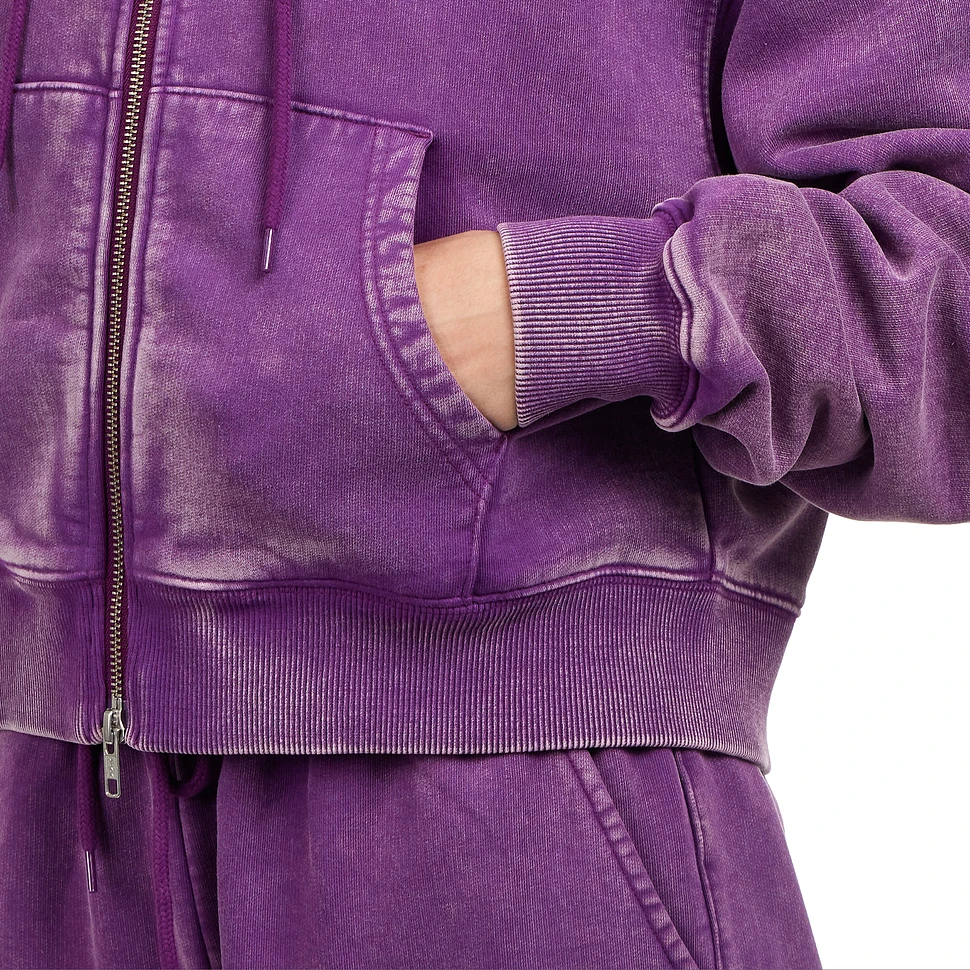 Patta - Femme Acid Wash Cropped Hooded Sweater