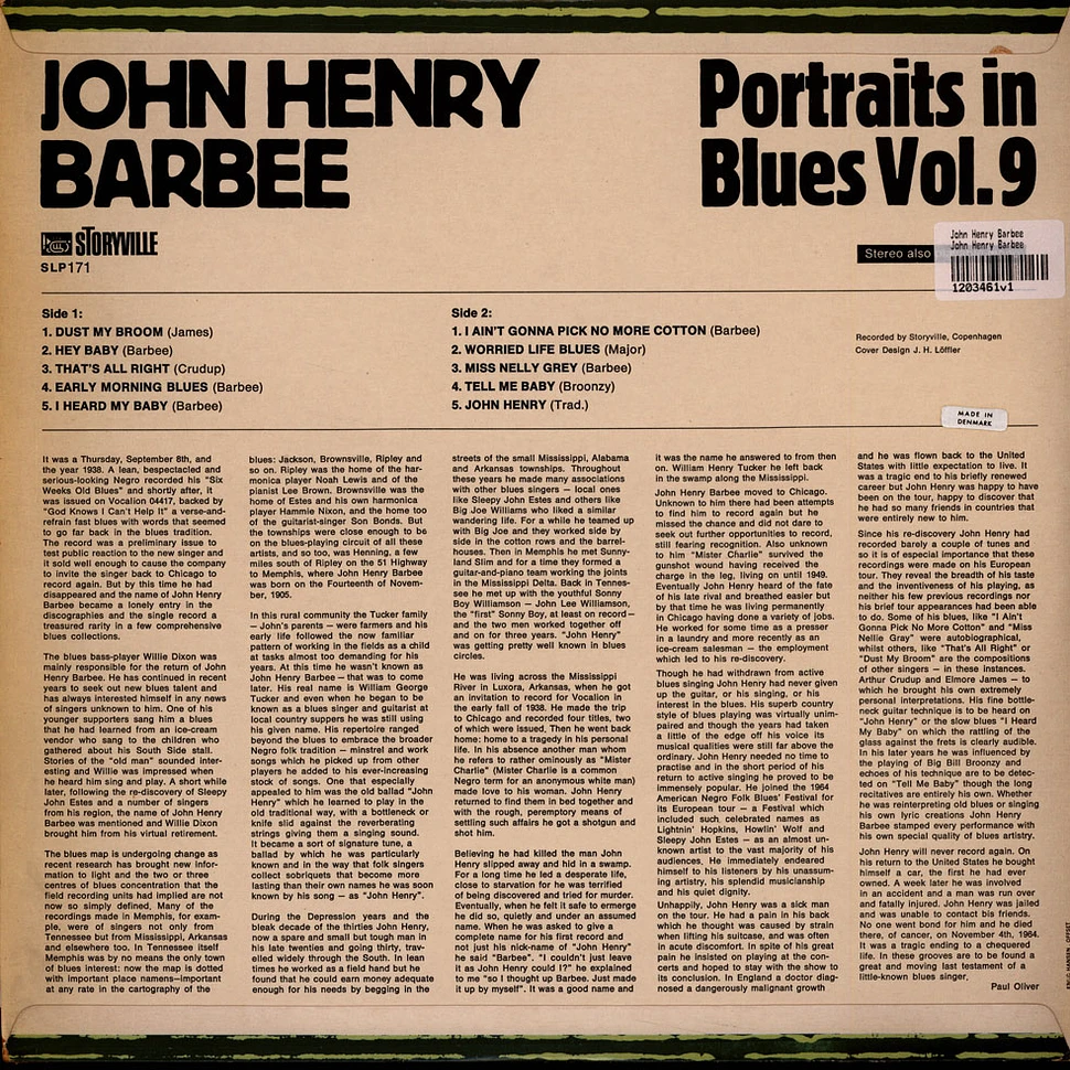 John Henry Barbee - John Henry Barbee