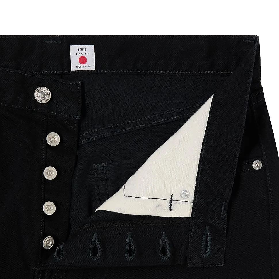 Edwin - Wide Pant Kaihara, Right Hand Black Denim, 13 oz