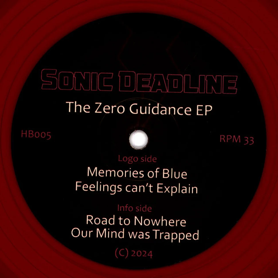 Sonic Deadline - The Zero Guidance Ep Purple Vinyl Vinyl Edition