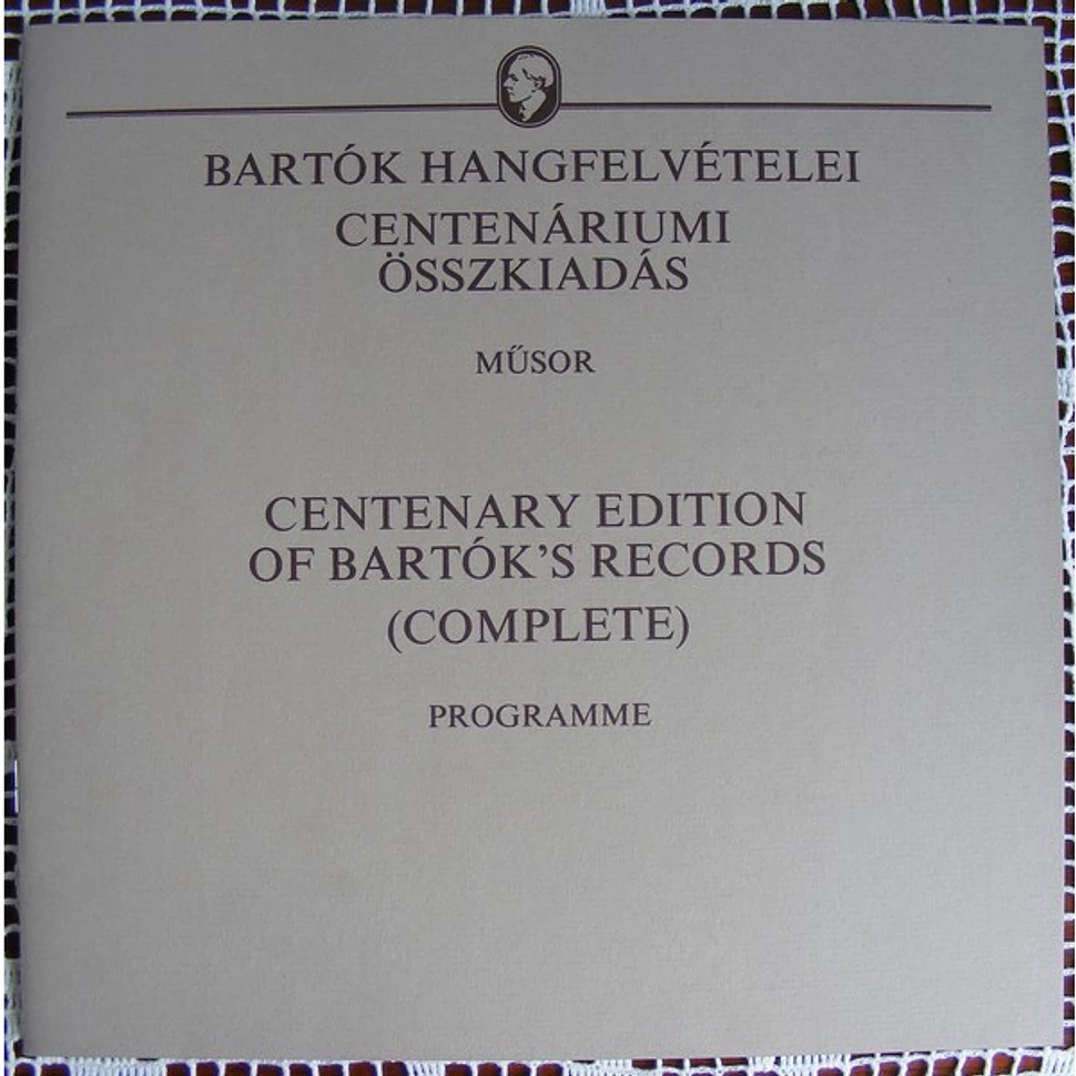 Béla Bartók - Bartók At The Piano 1920-1945, Gramophone Records, Piano Rolls, Live Recordings