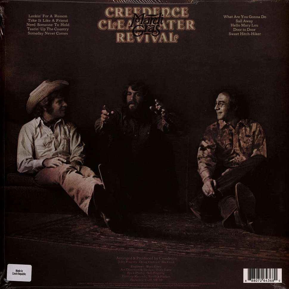 Creedence Clearwater Revival - Mardi Gras Opaque Gold Vinyl Edition