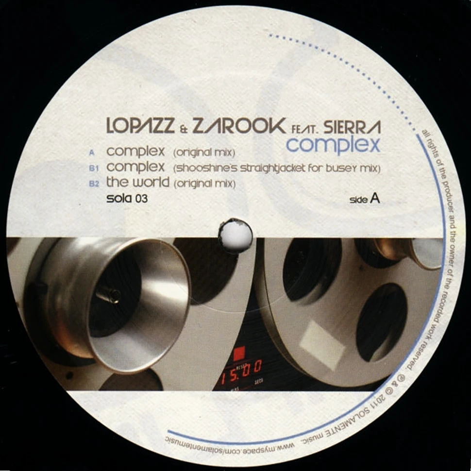 Lopazz & Eddie Zarook Feat. Sierra - Complex