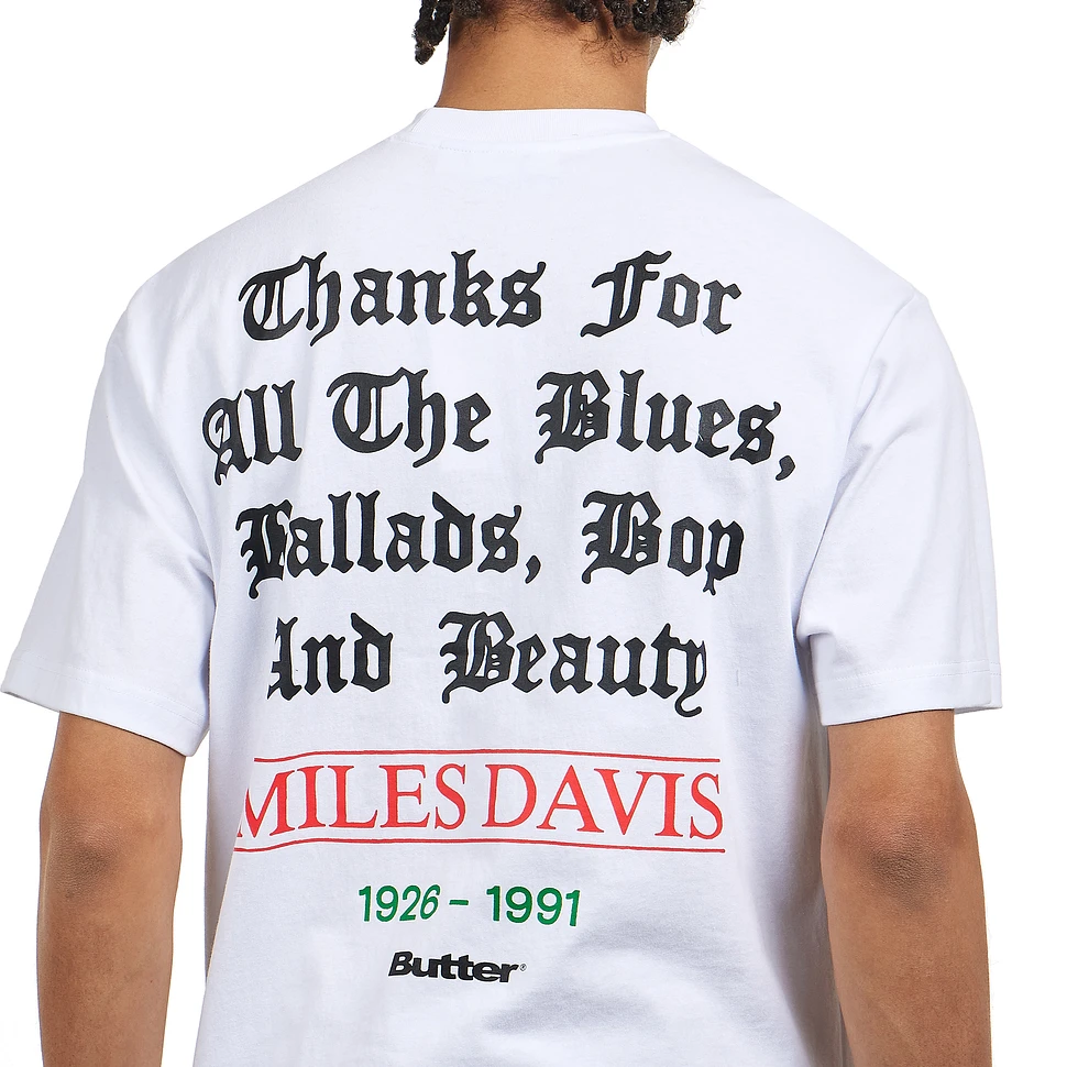 Butter Goods x Miles Davis - Thanks Tee