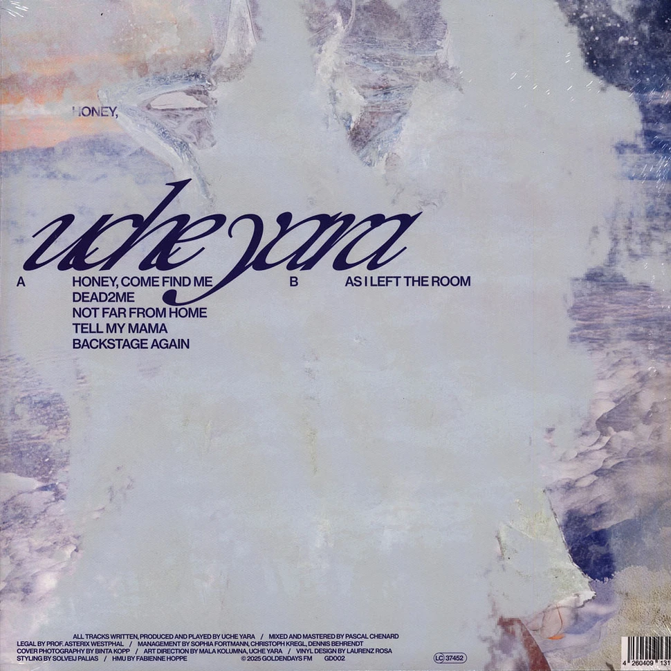 Uche Yara - Honey HHV Retail Exclusive Clear / Blue Vinyl Edition