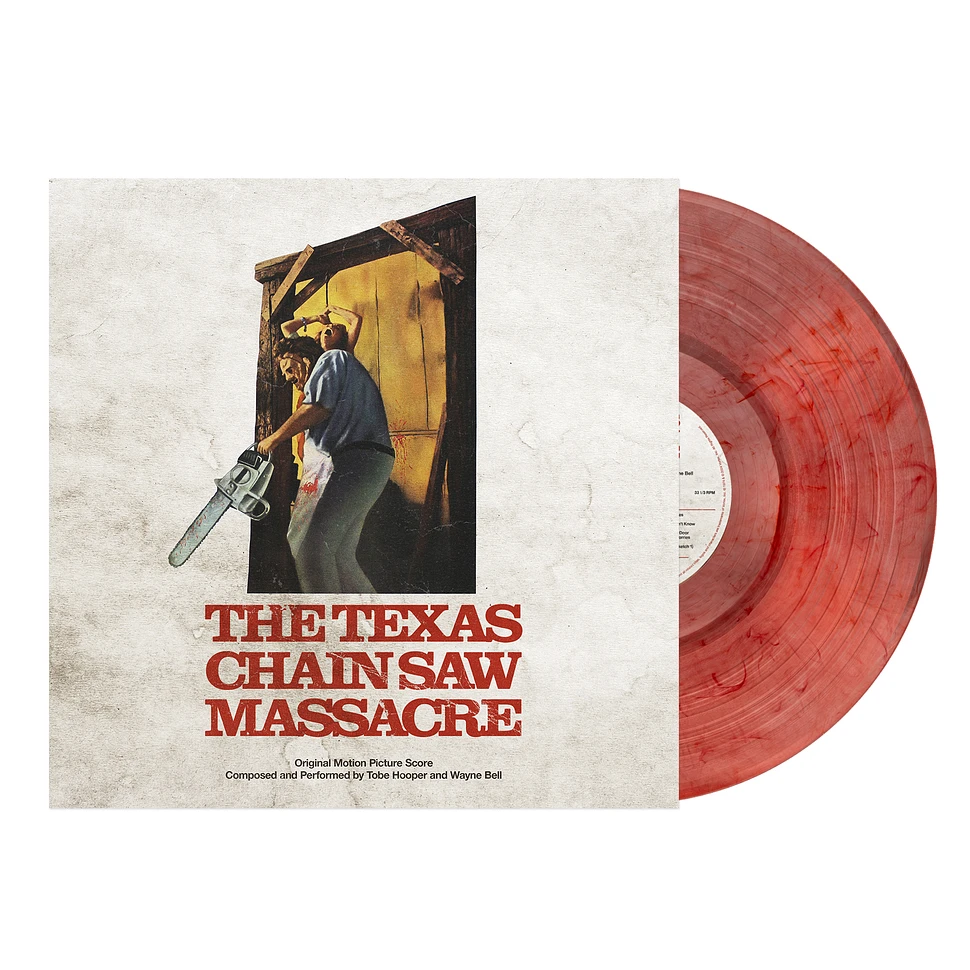 Tobe Hooper & Wayne Bell - OST The Texas Chain Saw Massacre (1974) Clear Blood Vinyl Edition