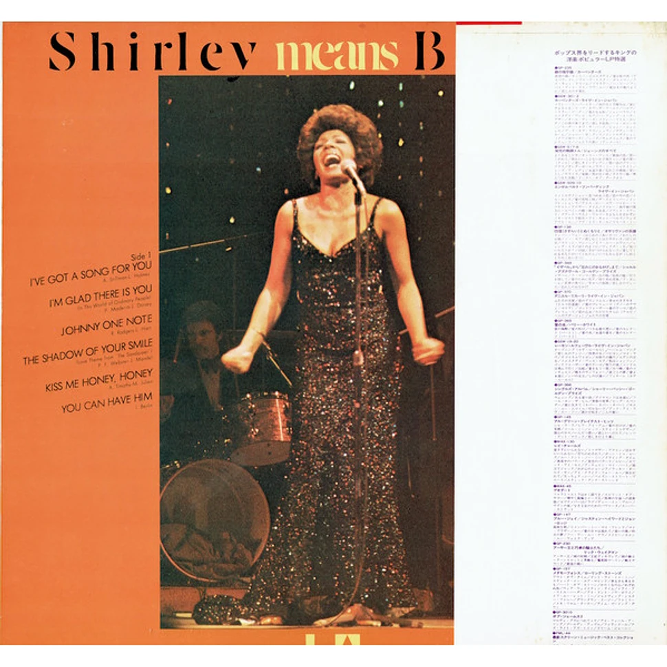 Shirley Bassey - Shirley means Bassey