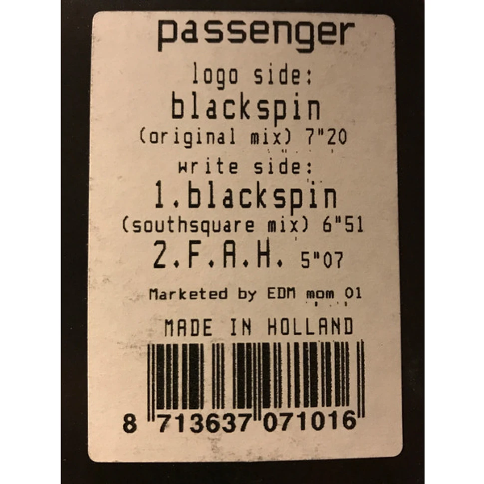 Passenger - Blackspin