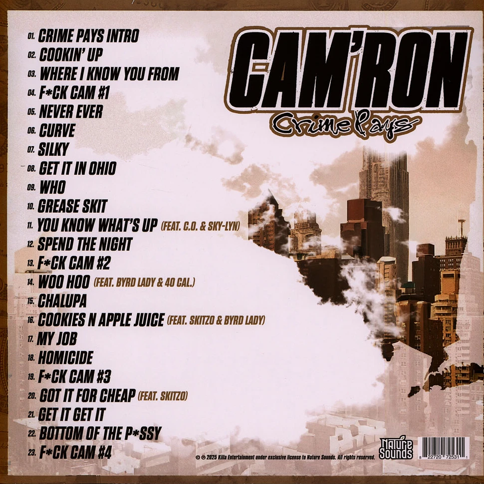 Cam'ron - Crime Pays HHV Exclusive Pink Vinyl Edition
