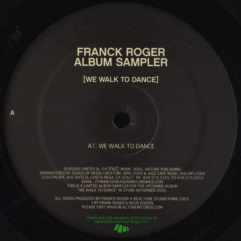 Franck Roger - We Walk To Dance (Album Sampler)