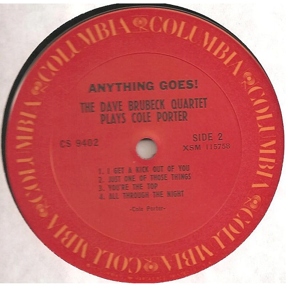 The Dave Brubeck Quartet - Anything Goes! The Dave Brubeck Quartet Plays Cole Porter