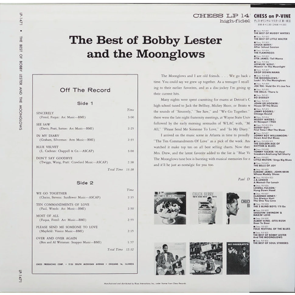 Bobby Lester And The Moonglows - The Best Of Bobby Lester And The Moonglows