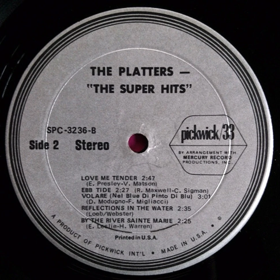 The Platters - Super Hits Of The Platters