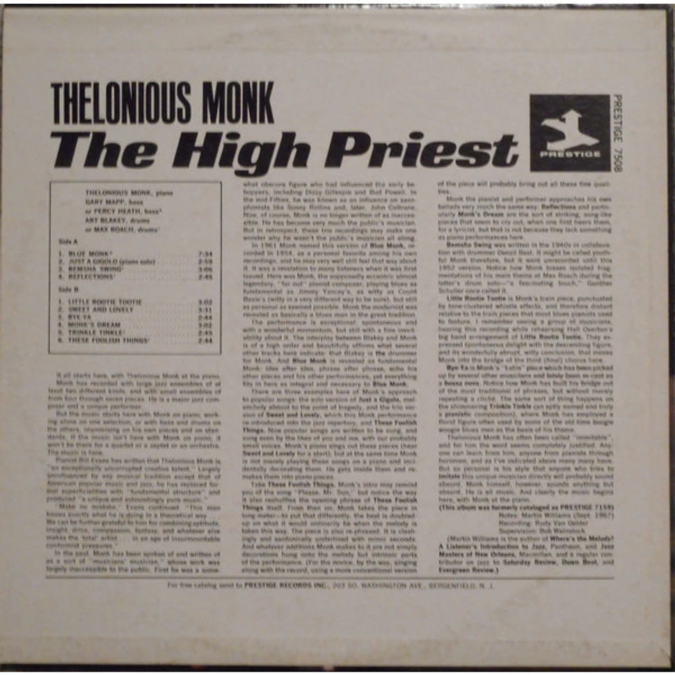 Thelonious Monk - The High Priest