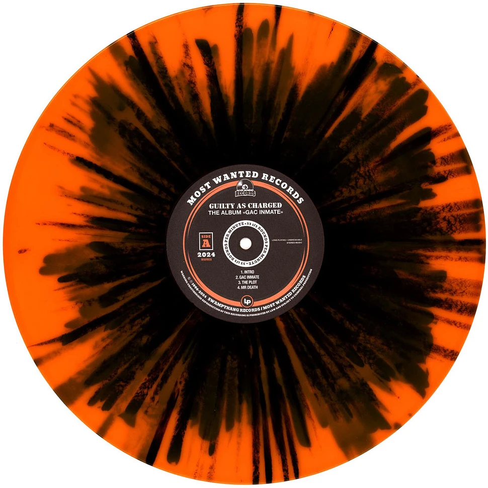 Guilty As Charged - The Album "Gac Inmate" Splatter Vinyl Edition