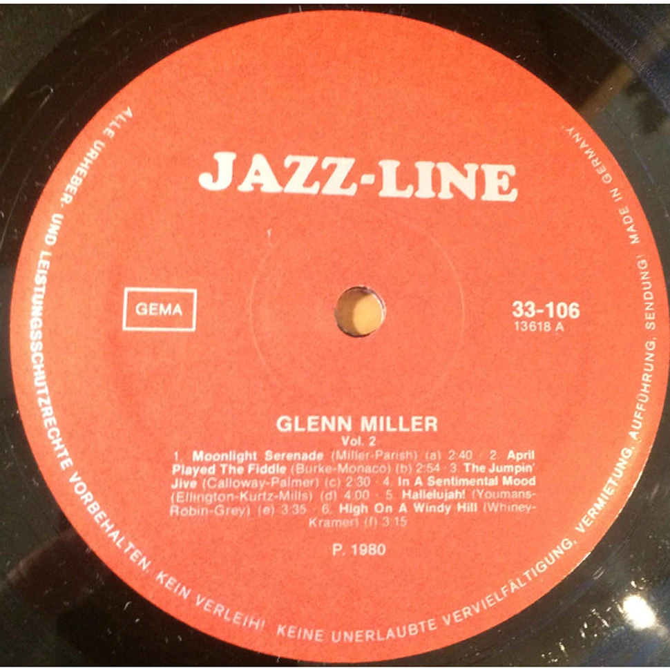 Glenn Miller - The Swinging Big Bands (1939/1942) - Glenn Miller Vol. 2