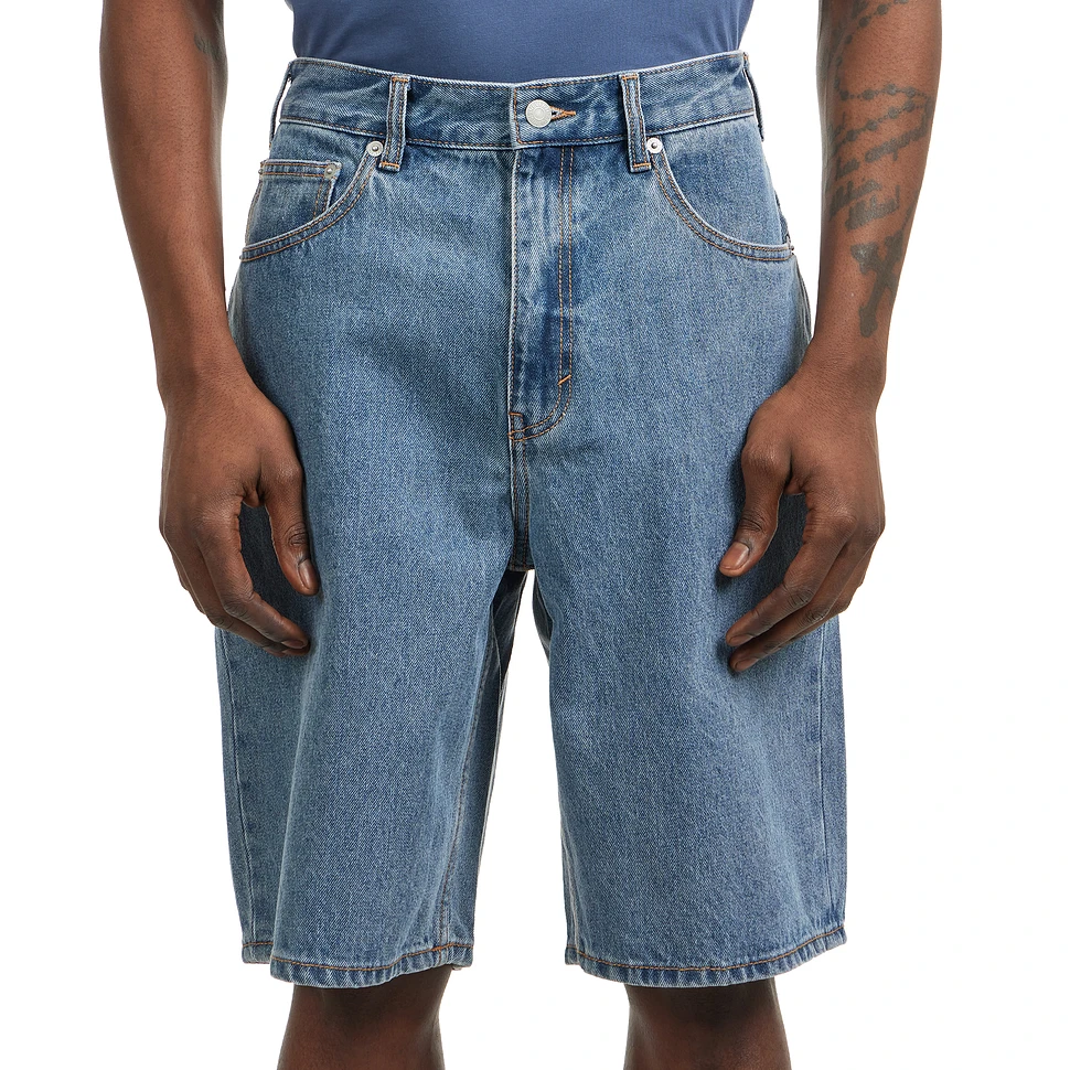 Gd Blue Rag thisisneverthat x Grateful Dead - GD Overlap Lightning Denim Short ...