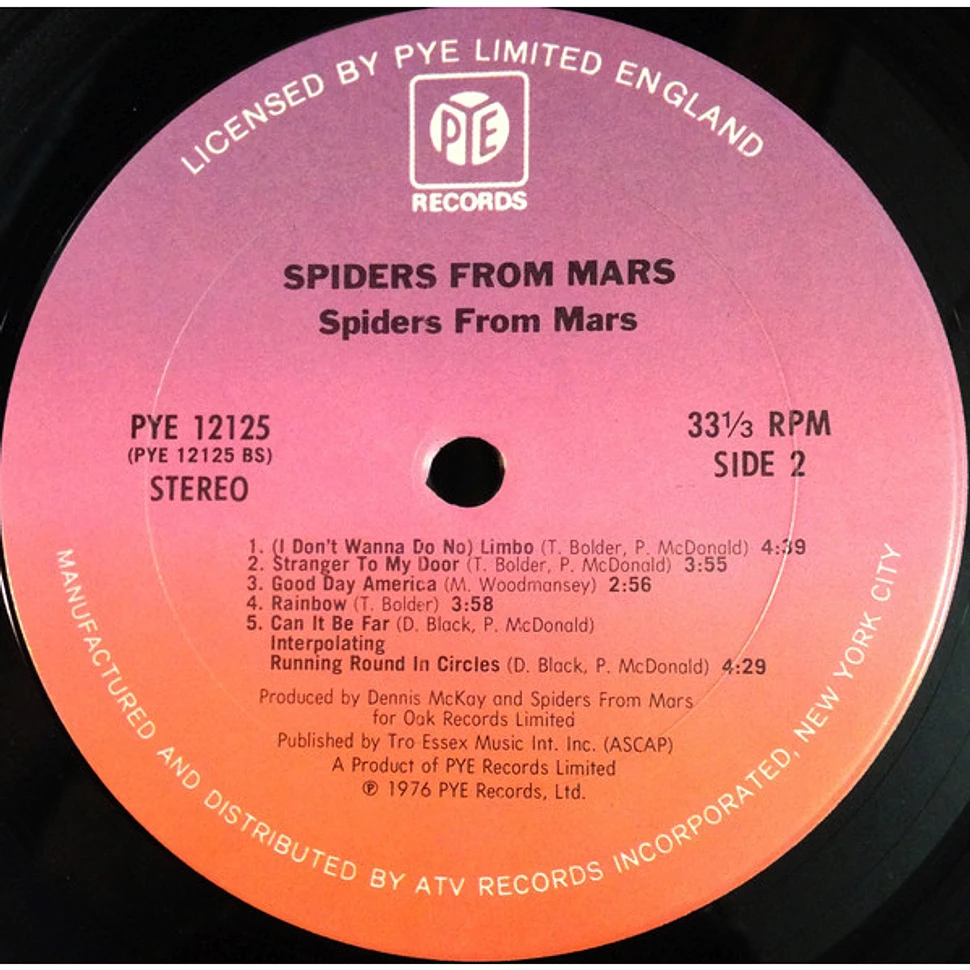 Spiders From Mars - Spiders From Mars