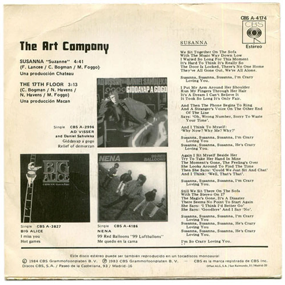 The Art Company - Susanna