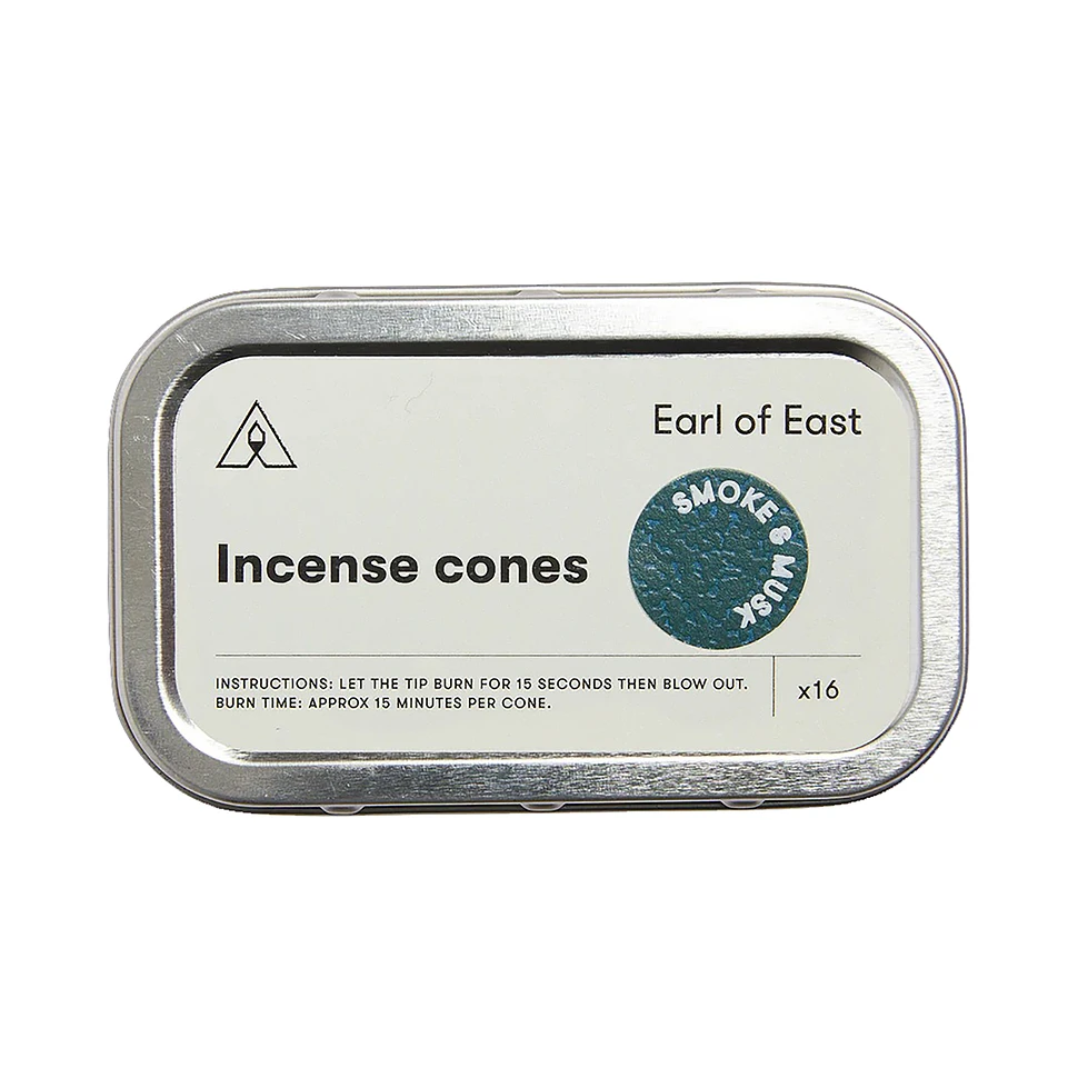 Earl of East - Smoke & Musk Incense Cones 16 Pack