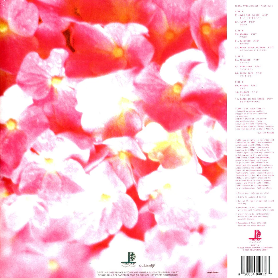 Hiroshi Yoshimura - Flora Black Vinyl Edition