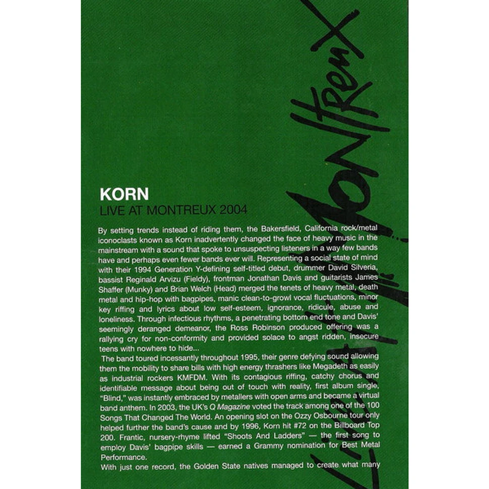 Korn - Live At Montreux 2004