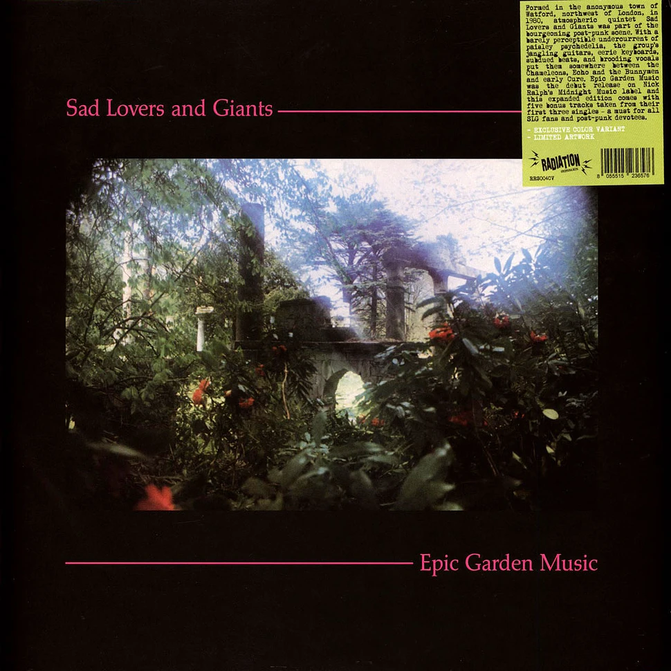 Sad Lovers And Giants - Epic Garden Music Grey Vinyl Edition