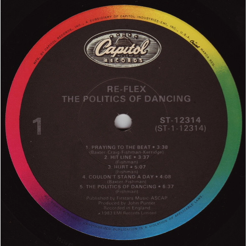 Re-Flex - The Politics Of Dancing