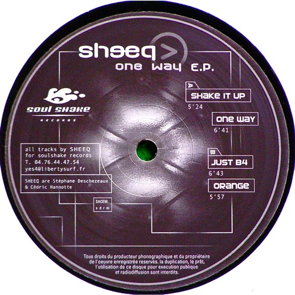 Sheeq - One Way E.P.