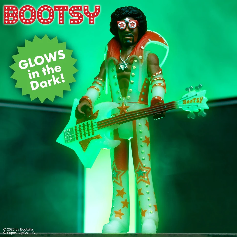 Bootsy Collins - Bootsy Collins (Glow) - ReAction Figure