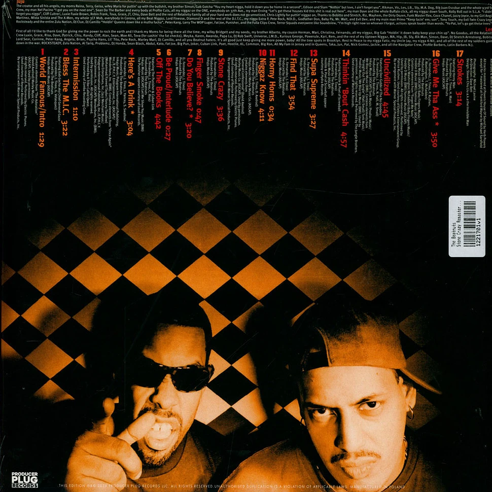 The Beatnuts - Stone Crazy Remastered Blue & Yellow Splatter Vinyl Edition