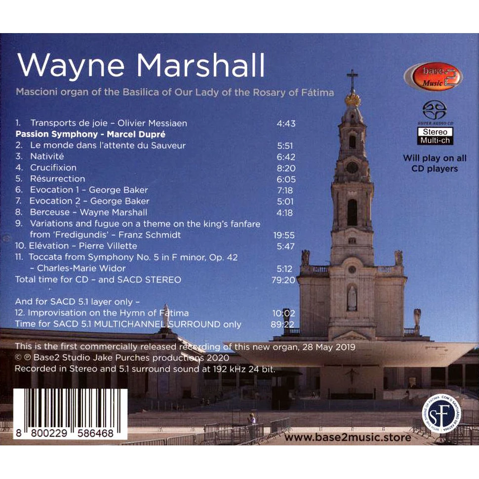 Wayne Marshall - Passion Symphony Sacd