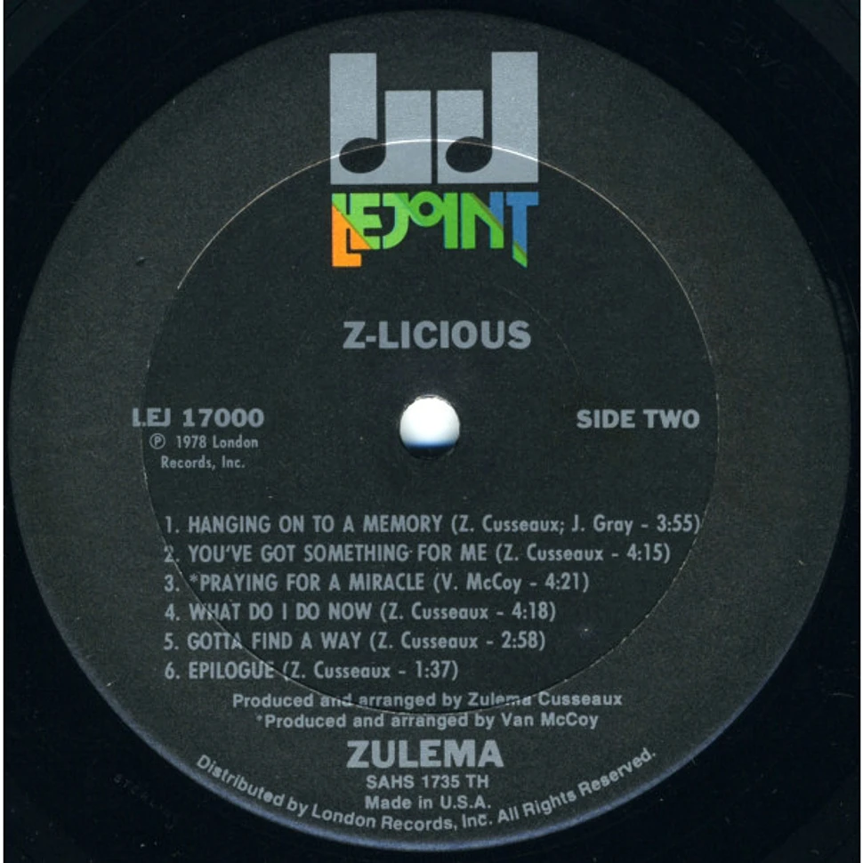 Zulema - Z-licious