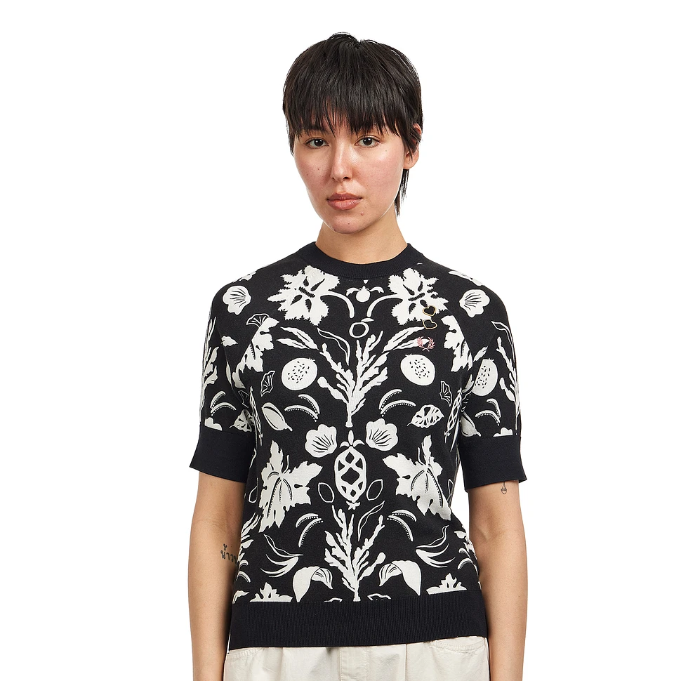 Fred Perry x Amy Winehouse Foundation - Printed Knitted Top