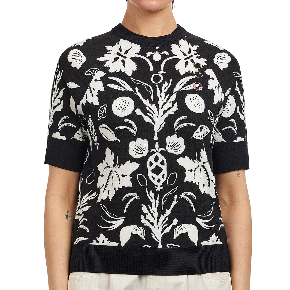 Fred Perry x Amy Winehouse Foundation - Printed Knitted Top