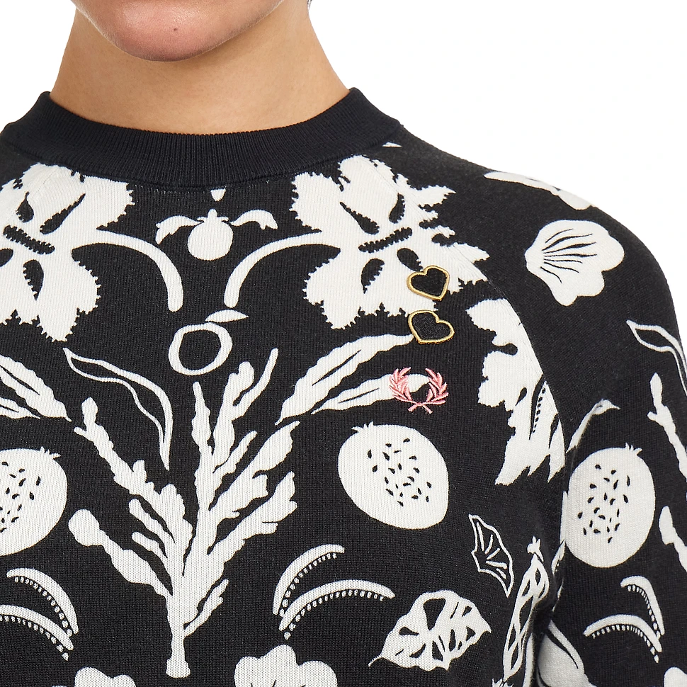 Fred Perry x Amy Winehouse Foundation - Printed Knitted Top